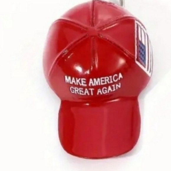 MAGA trump red hat MAGA Necklace. (Also available as keychain) - Picture 2 of 8
